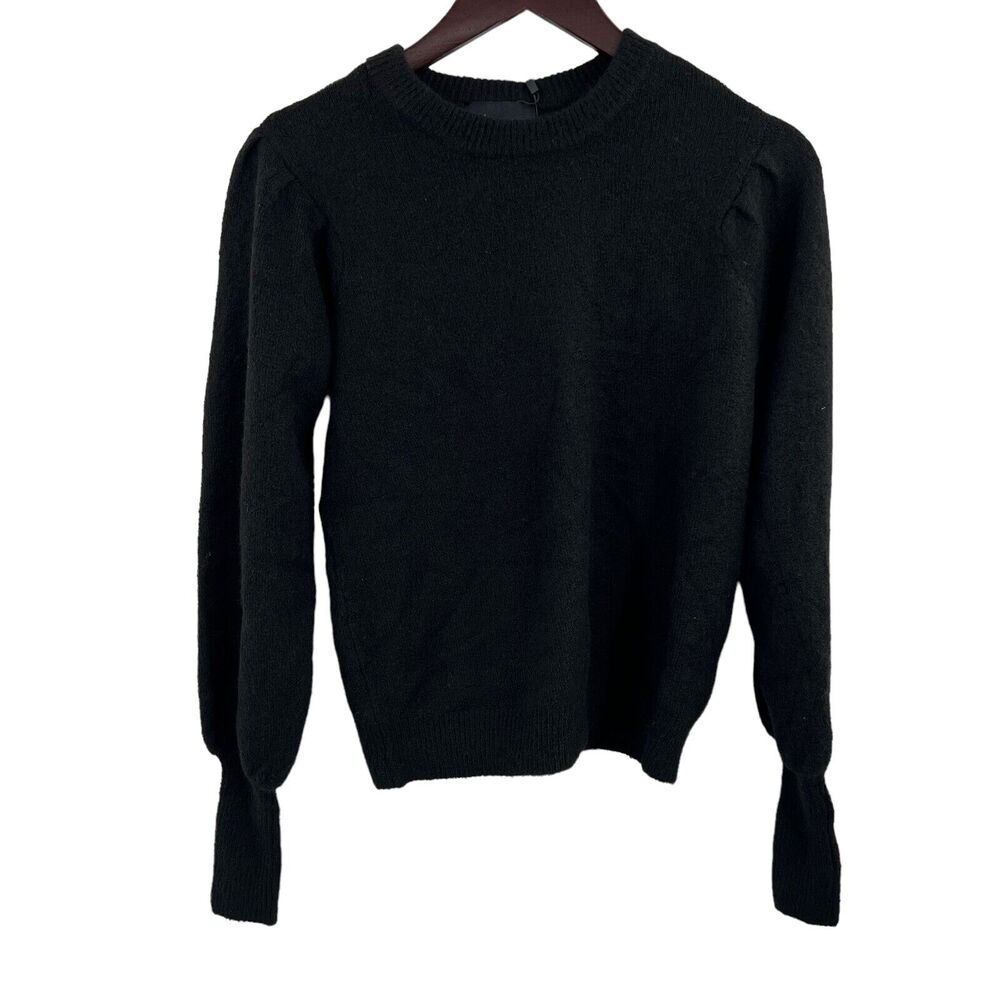 Pieces Black Balloon Sleeve Sweater Size XS New‎